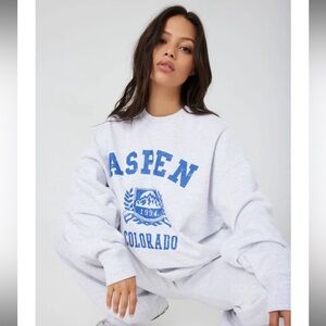 Aspen Colorado Oversized Crewneck from Garage